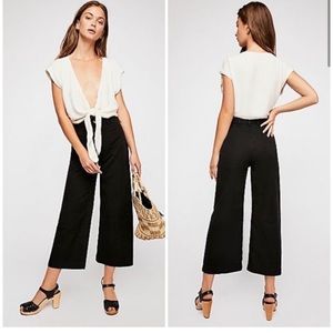 Free People ‘Patti’ Women’s High Rise Cropped Wide Leg Pants
